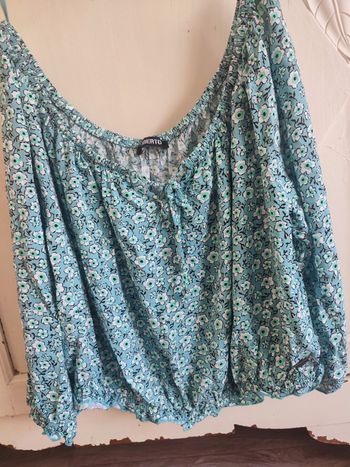 Blouse verte femme