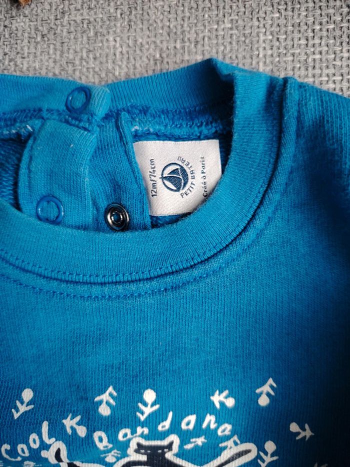 Sweat petit bateau 12 mois - photo numéro 2
