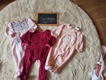 Lot pyjama velours fille