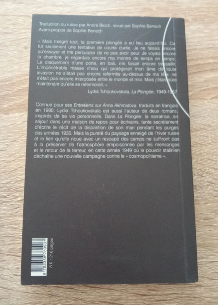 Lydia Tchoukovskaïa 🪅 La plongée - photo numéro 2