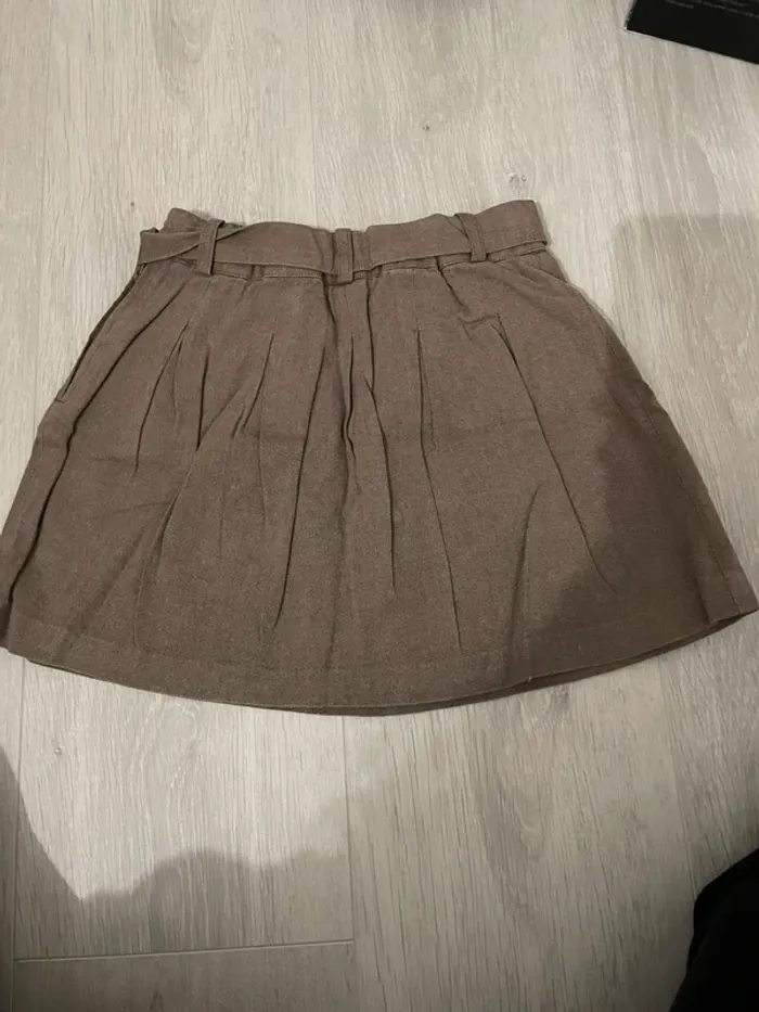 Jupe marron gris Jacadi fille - photo numéro 2