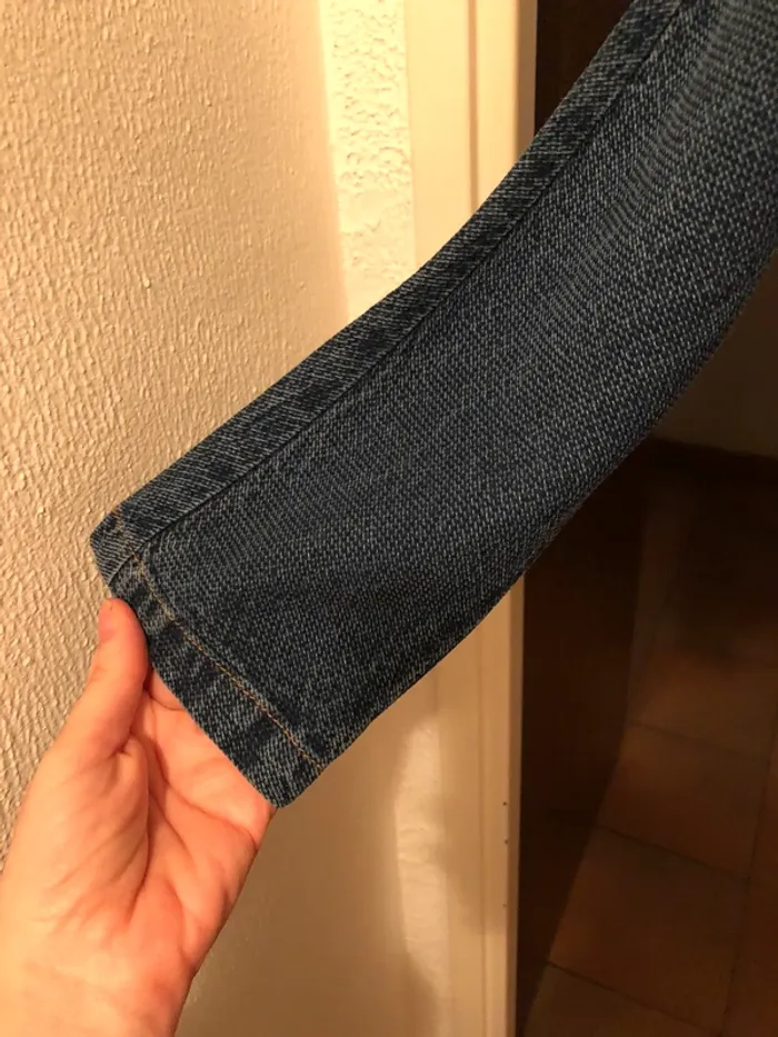 Top en jean Mango en taille L - photo numéro 3