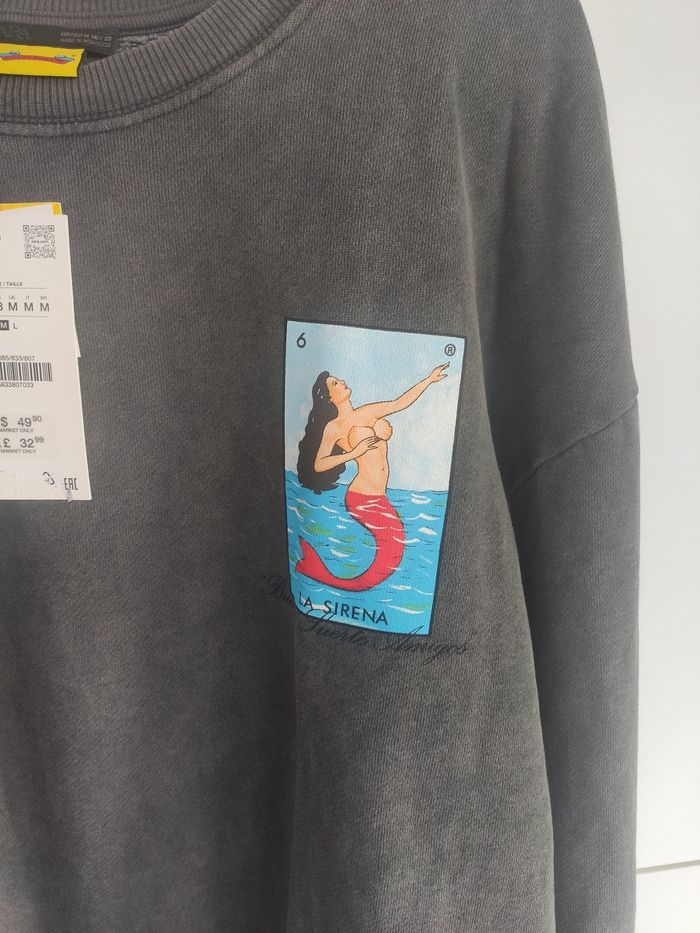 Zara sweat Don Clemente neuf M - photo numéro 2