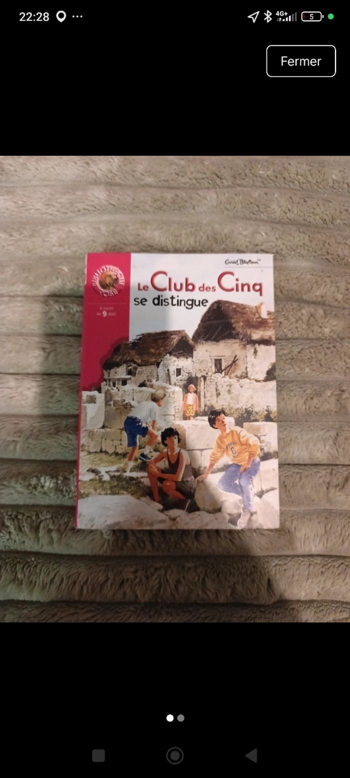 Lot de 3 livres club des cinq - photo numéro 5