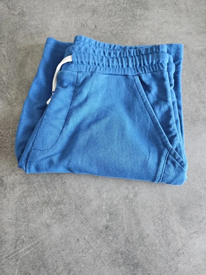 Short élastiqué unisexe - Taille 12 ans (152cm) - Pocopiano - Bleu ciel - photo numéro 10