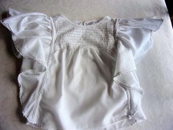 Très beau Chemisier blanc - 6 ans