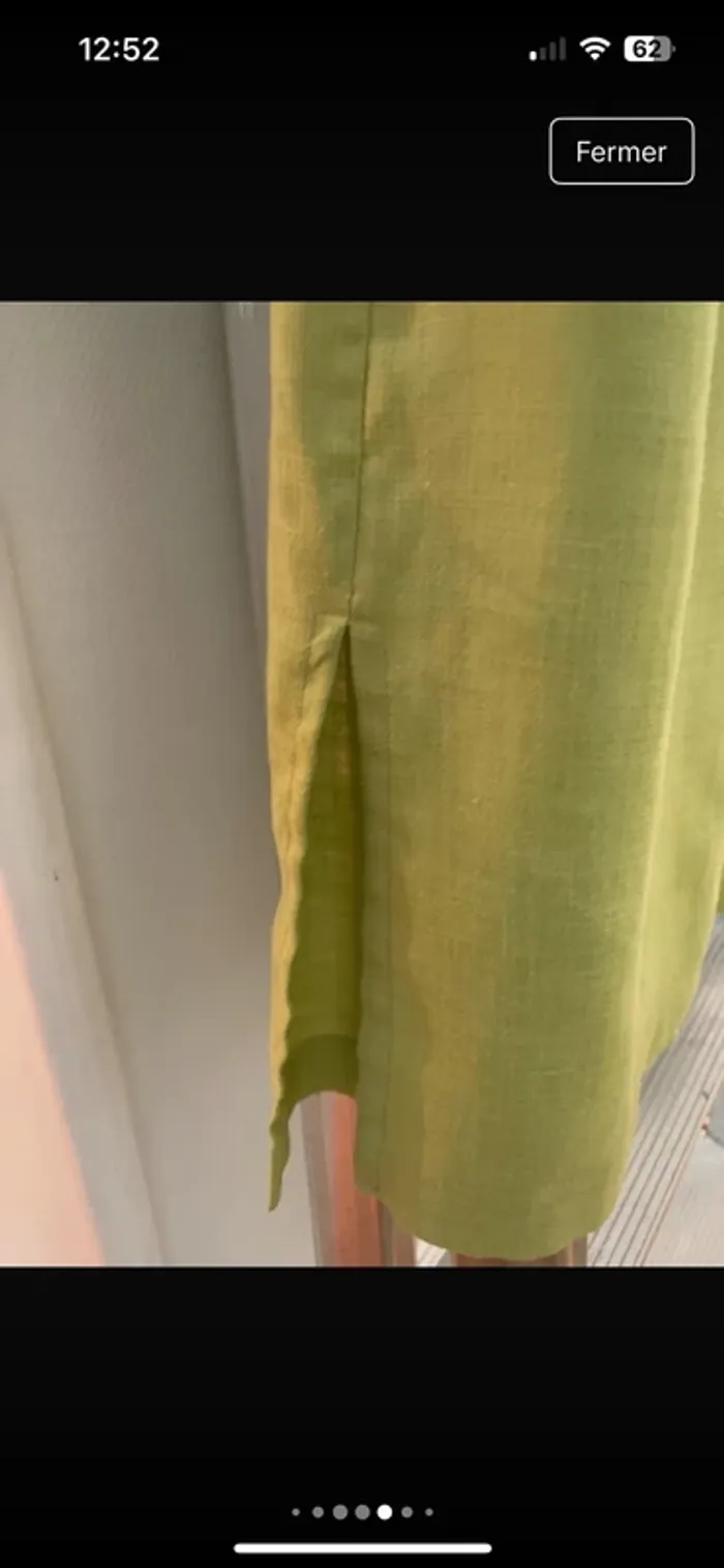 Robe/ Tunique  Taille 42 -très bon état / 55%lin /45% polyester - photo numéro 7