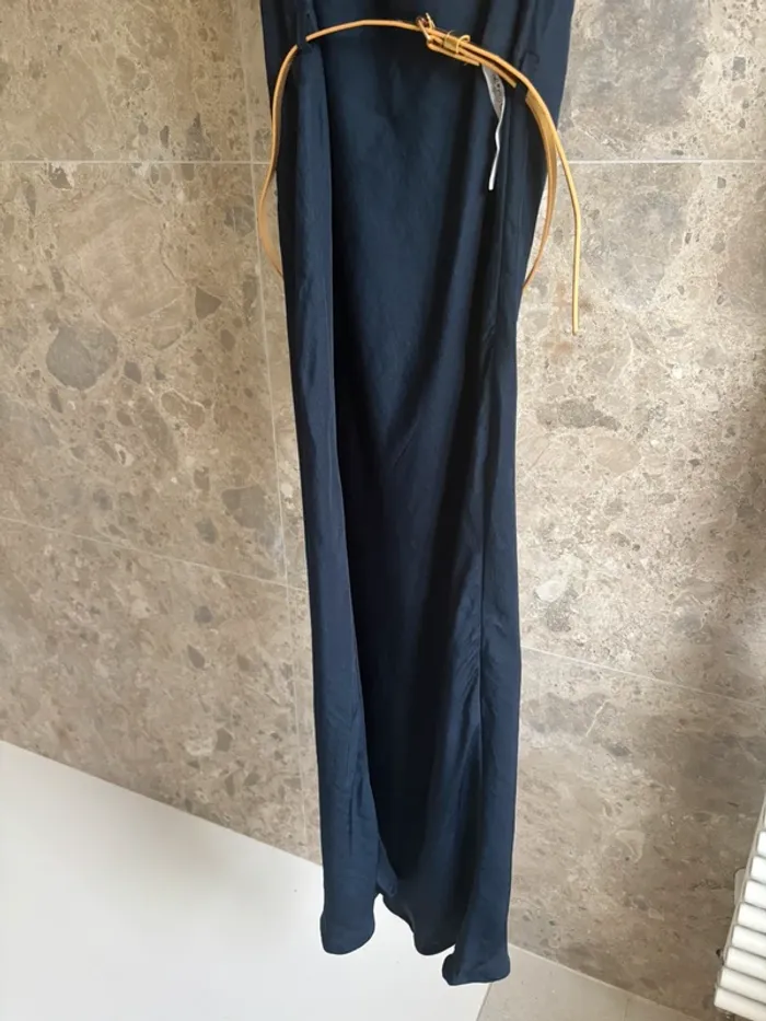 Robe longue bleue marine Gemo - photo numéro 4