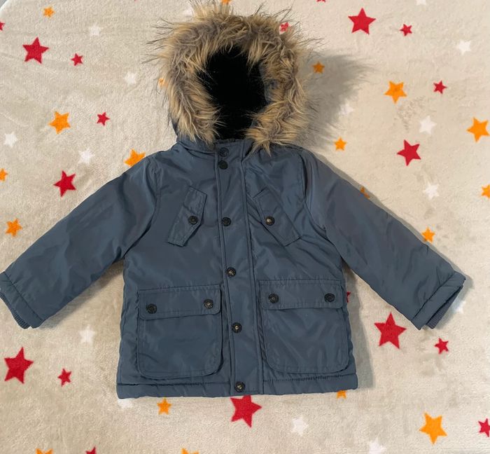 Lot Doudoune DPAM et Parka DPAM Bleue et Grise 24 Mois (86 cm) - photo numéro 3