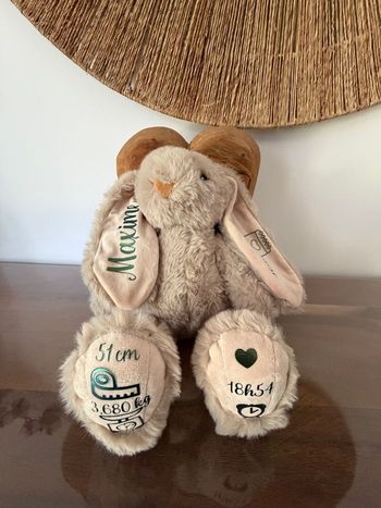 Lapin cadeau de naissance 