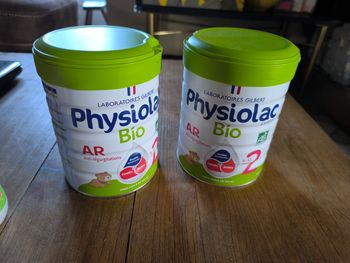 Lait infantile 2 ème âge AR. PHYSIOLAC