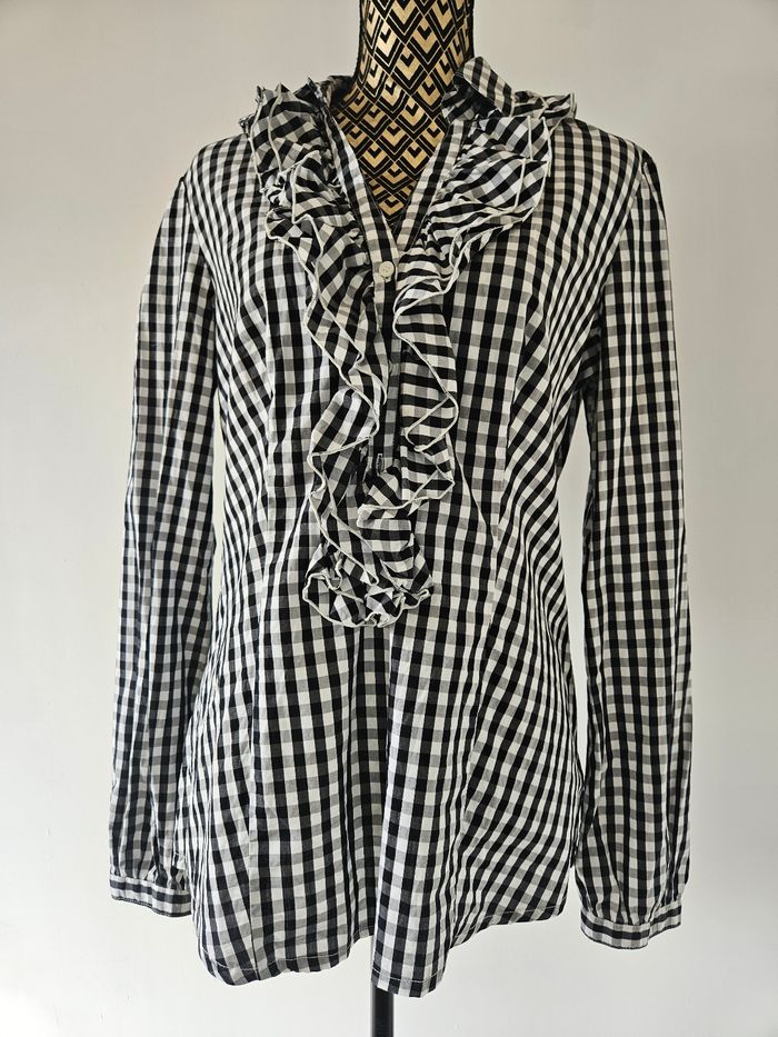 Chemise à carreaux - Sisley - Taille L