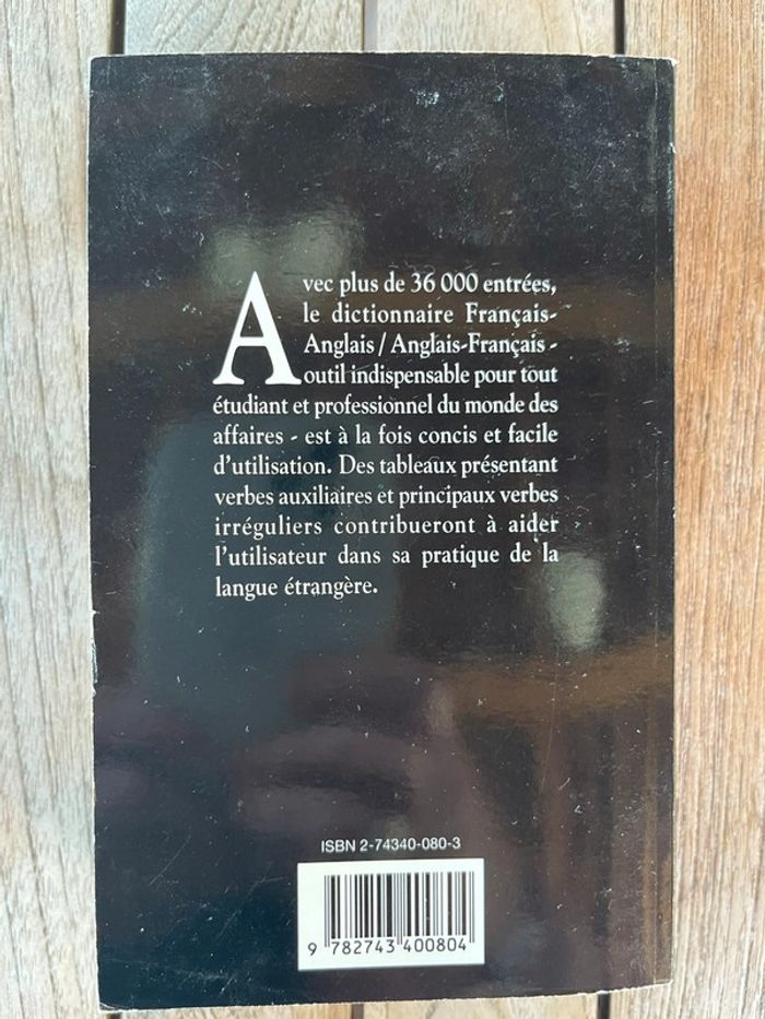 dictionnaire Français/Anglais - photo numéro 2