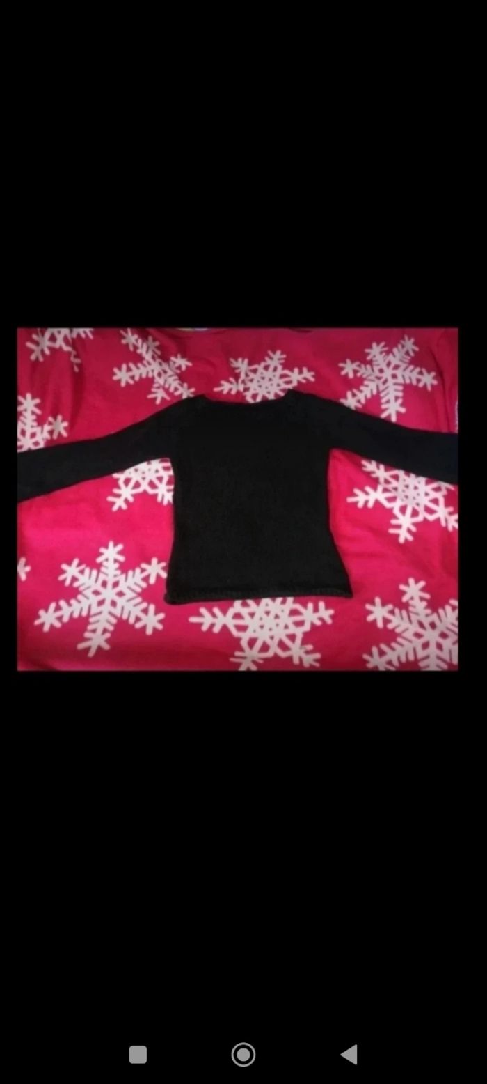 Pull épais noir manches longues 34/36 neuf 3€ - photo numéro 2