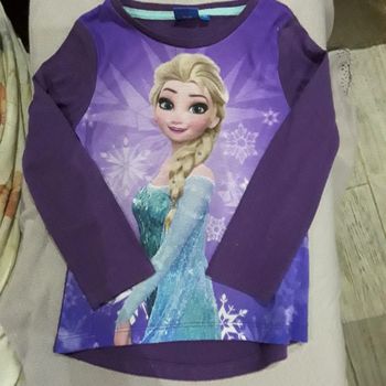 Tshirt reine des neiges 5 ans