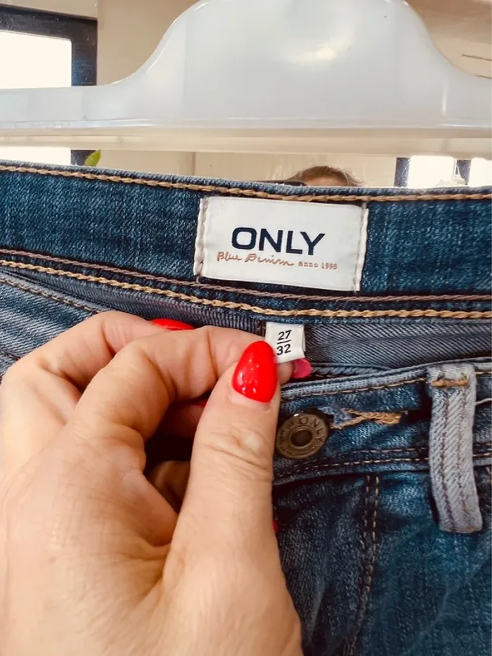 Taille S ~ 36 jean slim femme Only bleu effet déchiré 🌺 - photo numéro 3