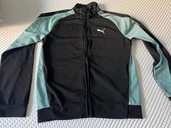 Gilet bleu et noir puma garçon