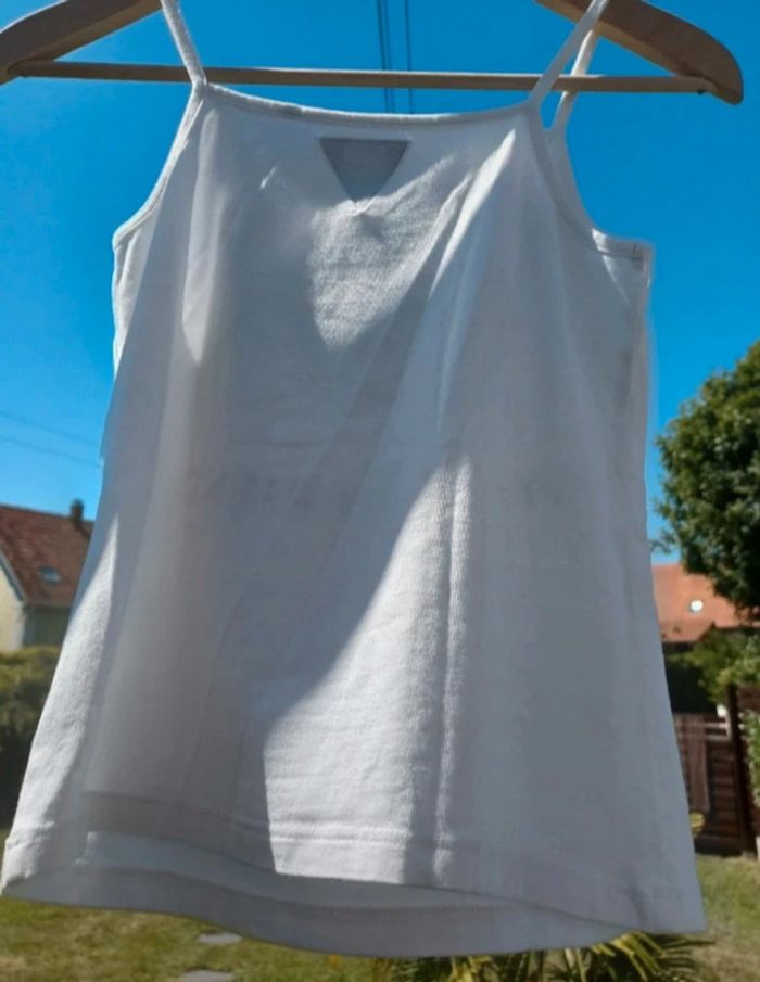 Débardeur ikks 10 ans blanc - photo numéro 3
