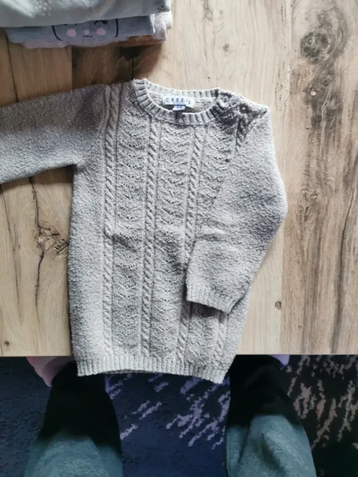 Lot pull + robe pull + gilet - photo numéro 7