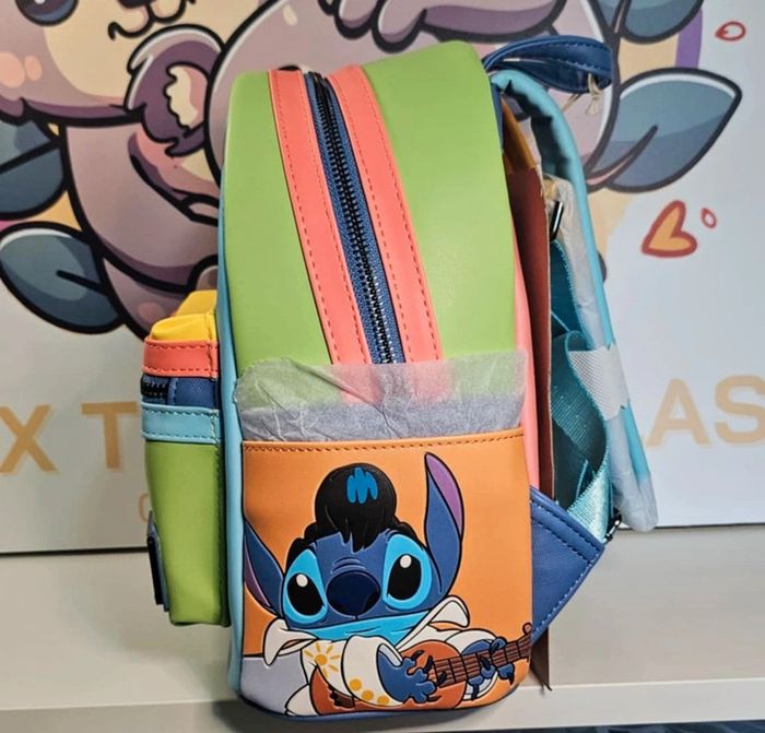 Disney - Jaase Stitch Colorblock - Mini Sac à Dos Loungefly Exclusive - photo numéro 4