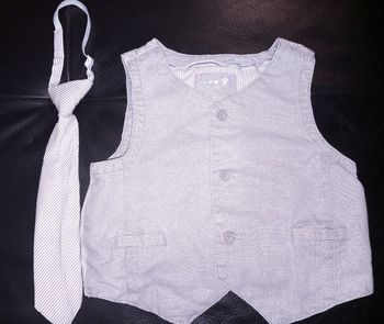 Ensemble surchemise cravate 18 mois