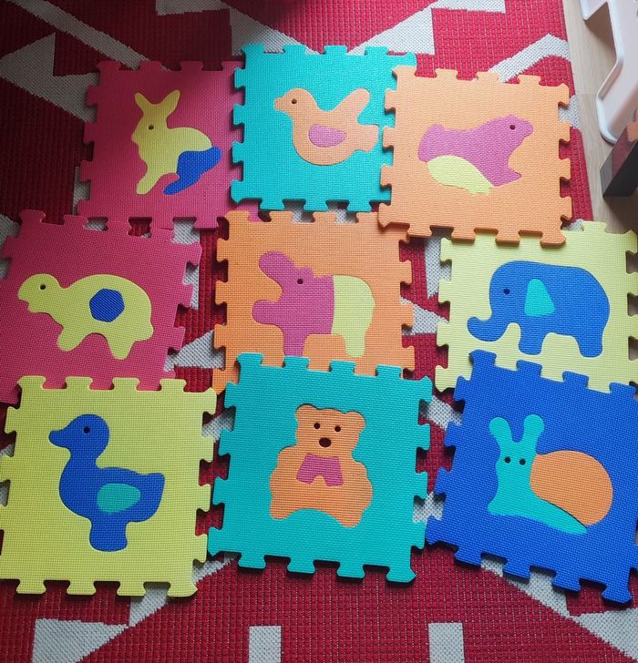 Dalles puzzle en mousse