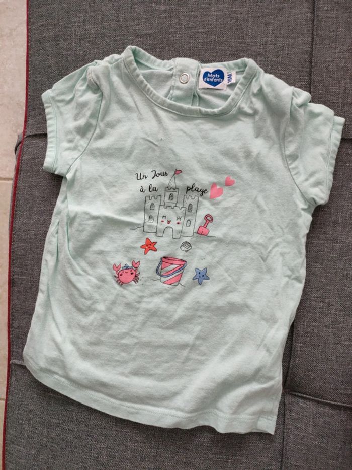 Lot tee-shirts 18 mois - photo numéro 12