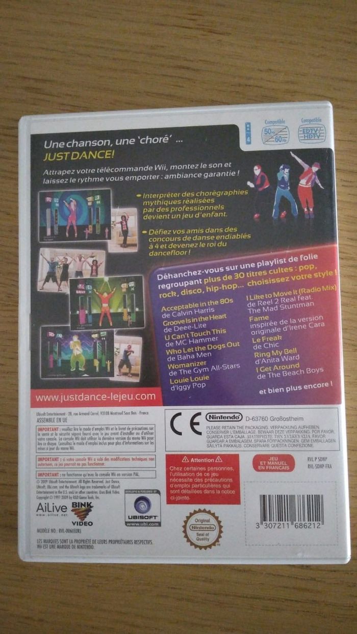 Jeux Wii just dance - photo numéro 2