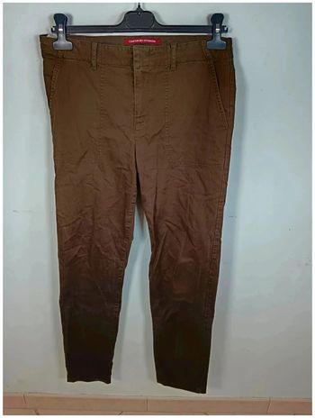 C32 pantalon kaki comptoir des cotonniers 38