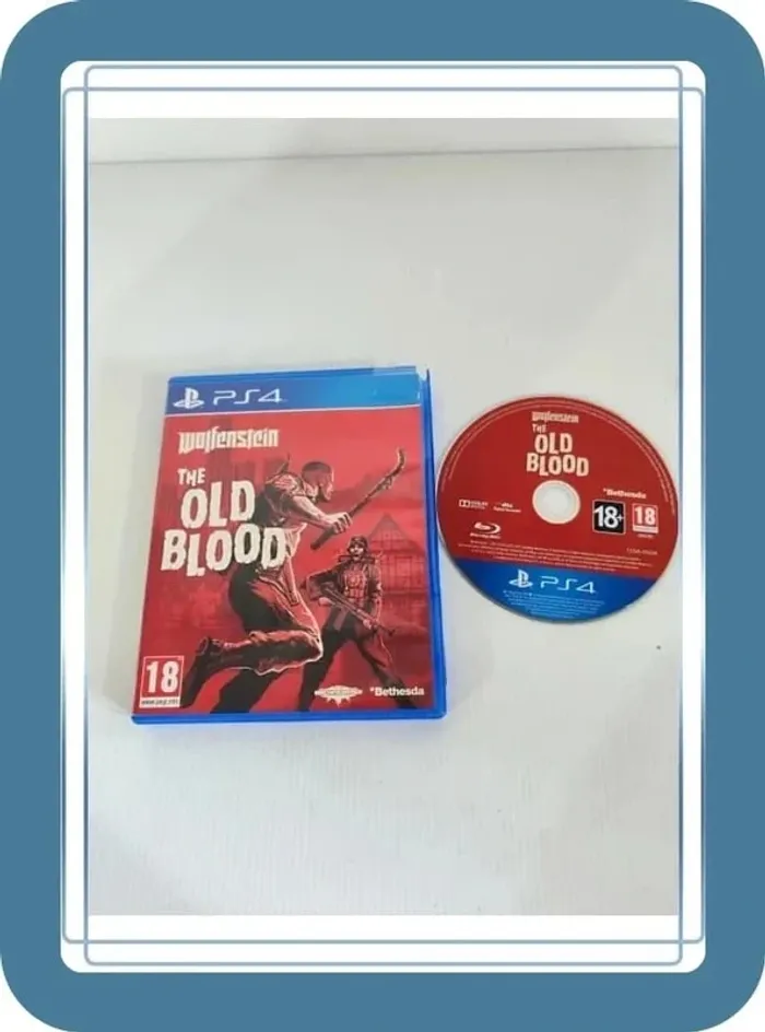 Ps4, Wolfenstein the old blood, très bon état mais jacket abimée