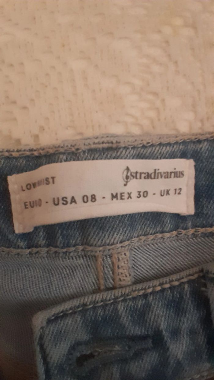 Jeans déchiré, couleur bleu, Taille 40, Marque Stradivarius - photo numéro 11