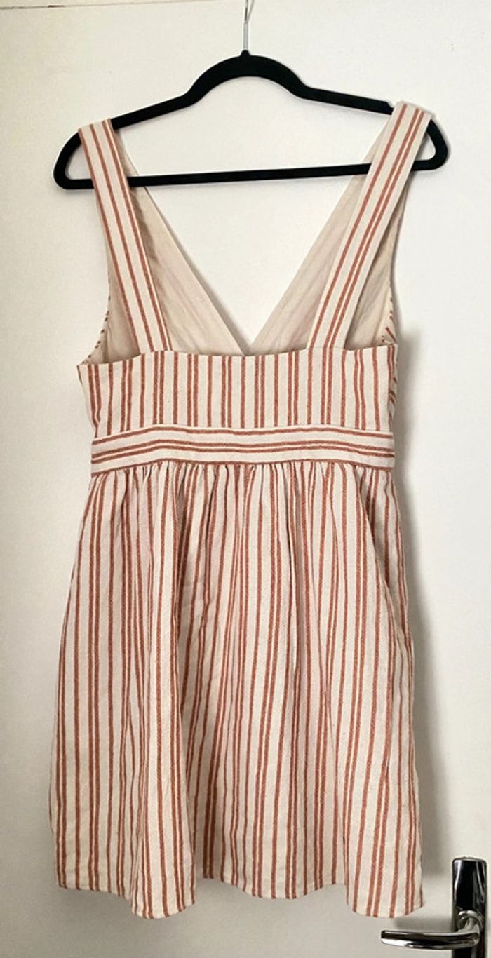 Mini Robe Zara  Imprimée Rayures Taille S - photo numéro 5
