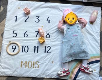 Tapis photo mois par mois 