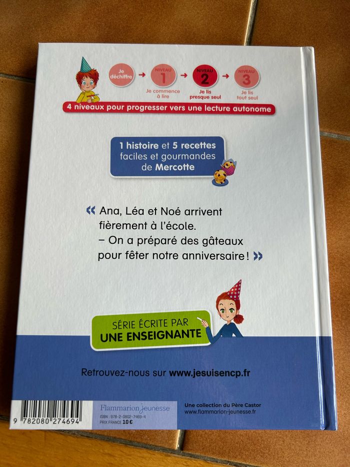 Grand livre Je suis en CP: Joyeux anniversaire - photo numéro 2
