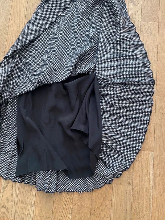 Robe en laine pied de poule Christian Dior taille 36 - photo numéro 5