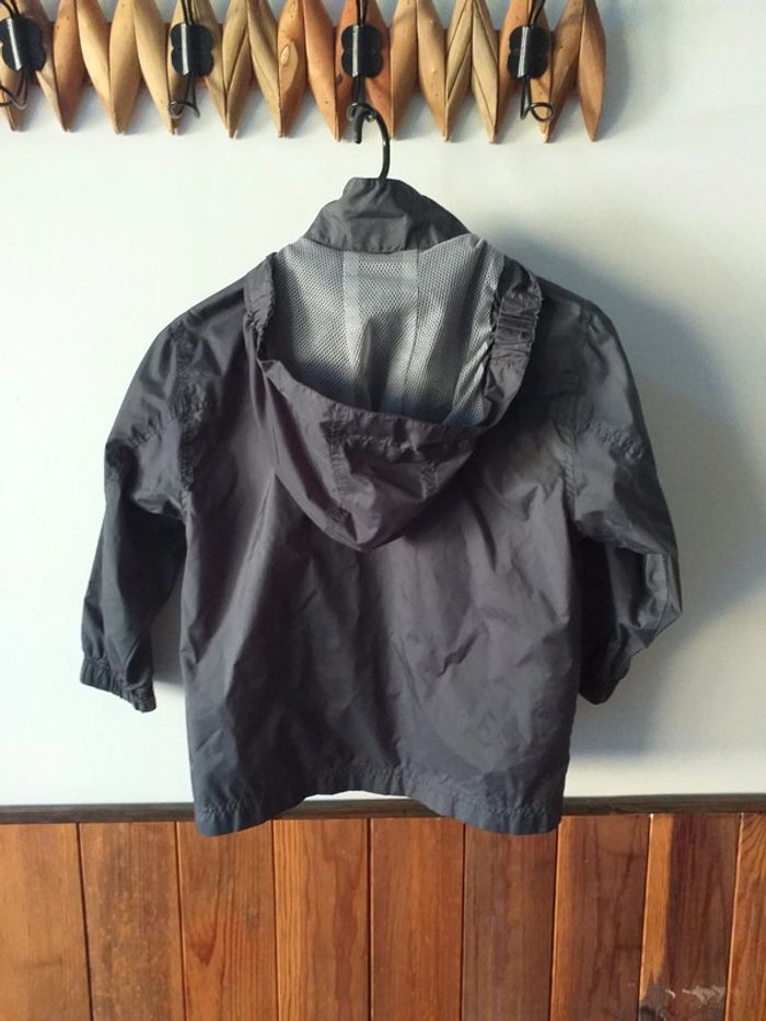 Coupe vent et pluie gris - photo numéro 2