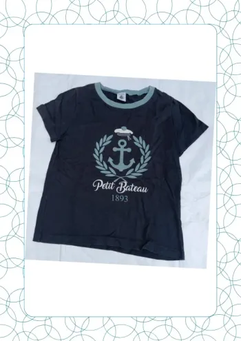 Tee shirt manches courtes 8 ans Petit Bateau
