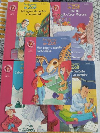 Lot livres les frousses de Zoé 