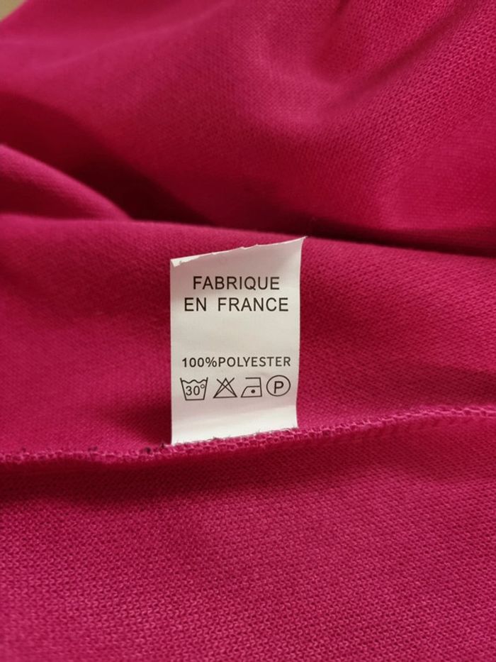 Veste blouson fuchsia * taille 48 * - photo numéro 7