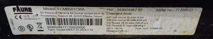 Cuisinière FAURE - photo numéro 5