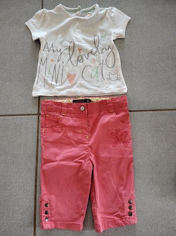 Ensemble t-shirt pantacourt Orchestra T.18M