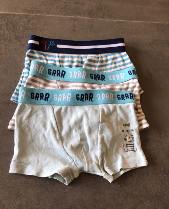 Lot de caleçons 3/4 ans