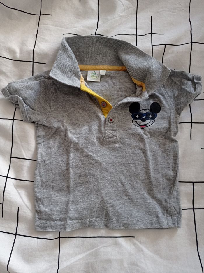 Polo Mickey 12mois
