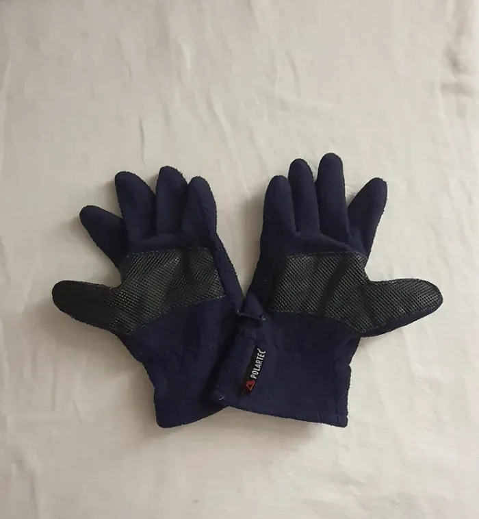 Gants polaire "Polartec" bleu taille 9 - photo numéro 4