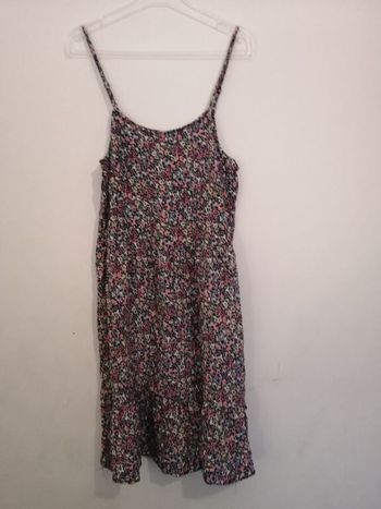 Robe à bretelles fleurie neuf