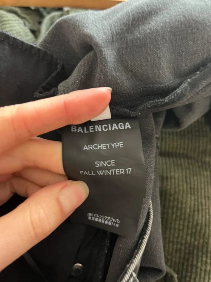 Jean slim gris Balenciaga - photo numéro 5