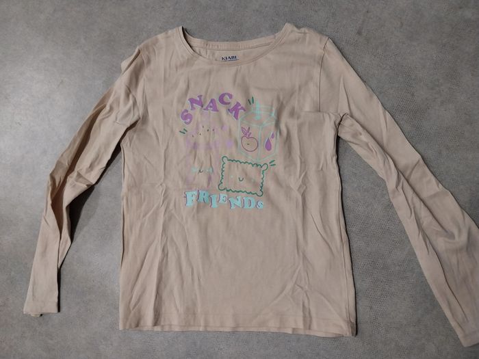 haut tee shirt manches longues fille 8 ans