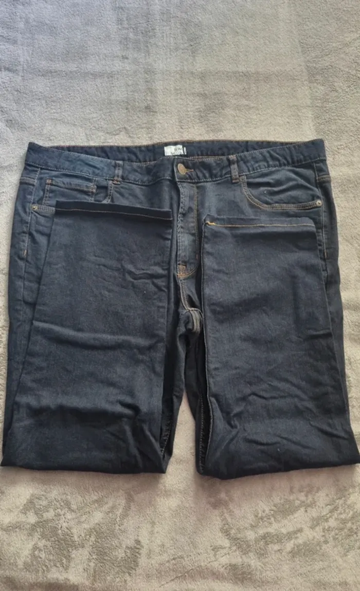 Jeans bleu slim taille 54 kiabi - photo numéro 4