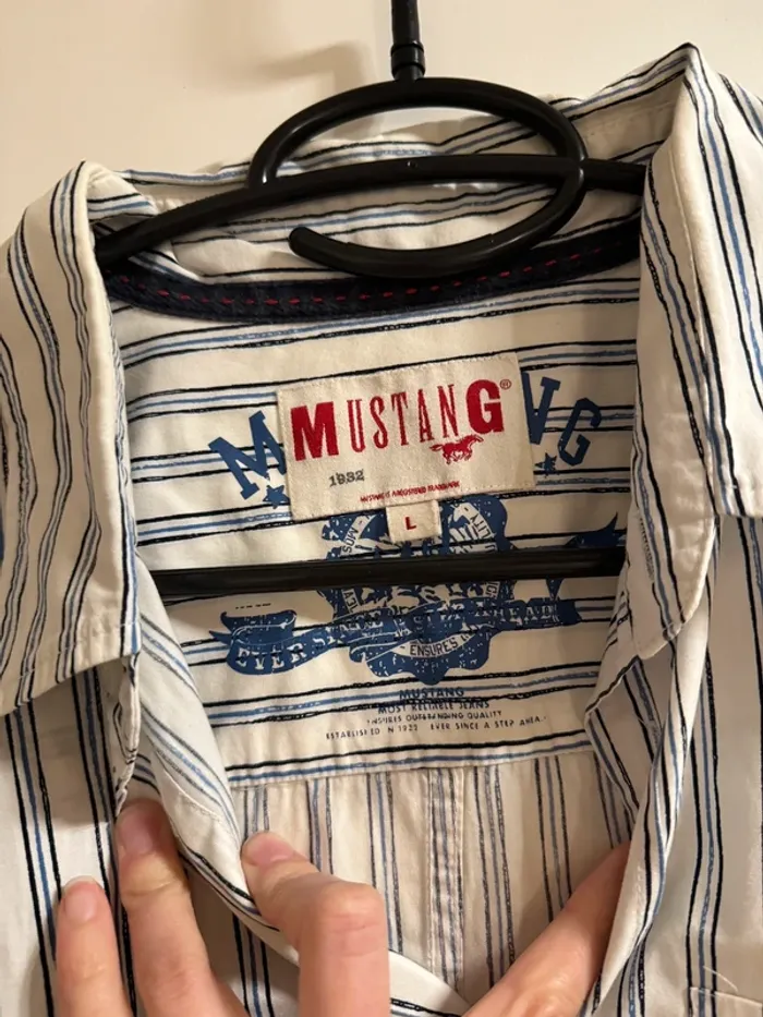 Chemise Mustang rayée homme - photo numéro 4