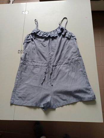 Combishort taille réglable avec lacet bretelles réglable taille s